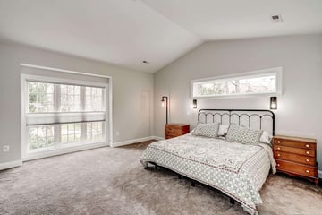First Floor Renovation of Oakton Home Creates Beautiful Master Bedroom