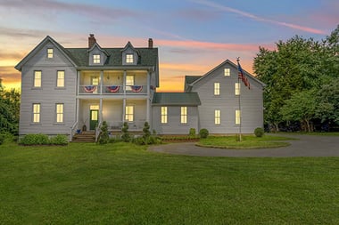 Historic Fairfax Farmhouse Updated with Stunning Hearth Room & Garage Addition with In-Law Suite 