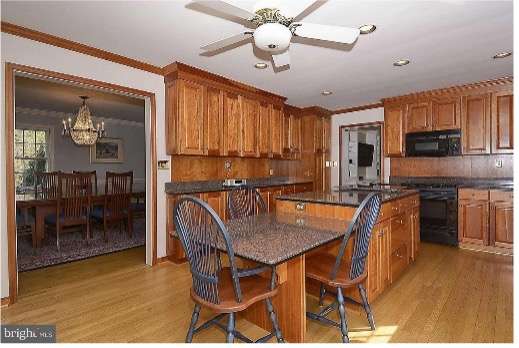 Before image of kitchen with outdated design